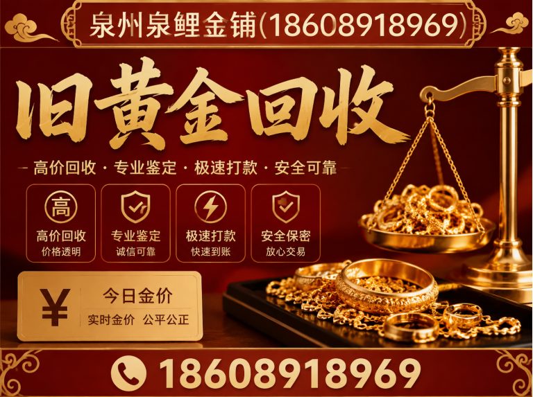德化县旧黄金回收展示图